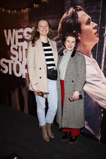 Aimée Johnston and Eimear Murphy pictured at a special preview screening of West Side Story in the Light House Cinema Dublin. Picture Andres Poveda