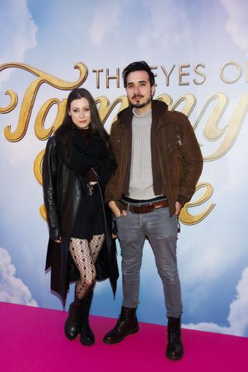 Paloma Feijoo and Adriano Eliezer pictured at a special preview screening of Searchlight Picture’s “The Eyes of Tammy Faye” in the Light House Cinema Dublin. Picture Andres Poveda