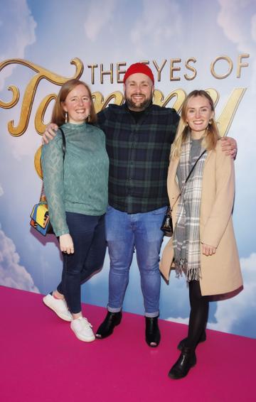 Aoife O'Flaherty, Dale Murphy and Gemma Stack pictured at a special preview screening of Searchlight Picture’s “The Eyes of Tammy Faye” in the Light House Cinema Dublin. Picture Andres Poveda
