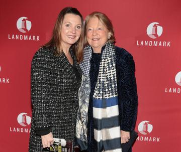 Kathleen Watkins and her daughter Suzy at the opening of Landmark Productions and Lovano's world premiere production of Gabriel Byrne's Walking with Ghosts at the  Gaiety Theatre, Dublin.

Picture: Brian McEvoy/PIP