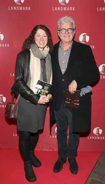 Matthew Byam Shaw and Georgia Gatti at the opening of Landmark Productions and Lovano's world premiere production of Gabriel Byrne's Walking with Ghosts at the  Gaiety Theatre, Dublin.
Picture: Brian McEvoy/PIP
