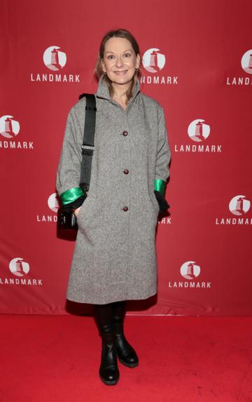 Cathy Belton at the opening of Landmark Productions and Lovano's world premiere production of Gabriel Byrne's Walking with Ghosts at the  Gaiety Theatre, Dublin.
Picture: Brian McEvoy/PIP