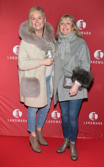 Una Keogh and Marie Ryan at the opening of Landmark Productions and Lovano's world premiere production of Gabriel Byrne's Walking with Ghosts at the  Gaiety Theatre, Dublin.
Picture: Brian McEvoy/PIP