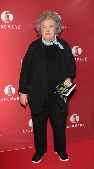Brenda Fricker at the opening of Landmark Productions and Lovano's world premiere production of Gabriel Byrne's Walking with Ghosts at the  Gaiety Theatre, Dublin.
Picture: Brian McEvoy/PIP