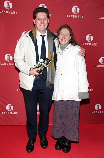 Eamon Ryan and his daughter Raoise at the opening of Landmark Productions and Lovano's world premiere production of Gabriel Byrne's Walking with Ghosts at the  Gaiety Theatre, Dublin.
Picture: Brian McEvoy/PIP