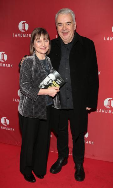 Anne Clarke and Jonathan White at the opening of Landmark Productions and Lovano's world premiere production of Gabriel Byrne's Walking with Ghosts at the  Gaiety Theatre, Dublin.
Picture: Brian McEvoy/PIP