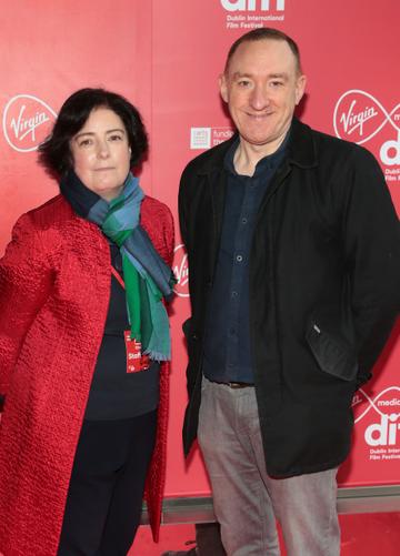 Grainne Humphreys and Paul Higgins at the Virgin Media Dublin International Film Festival 2022 programme launch at the Lighthouse Cinema ,Dublin.
Pic Brian McEvoy
