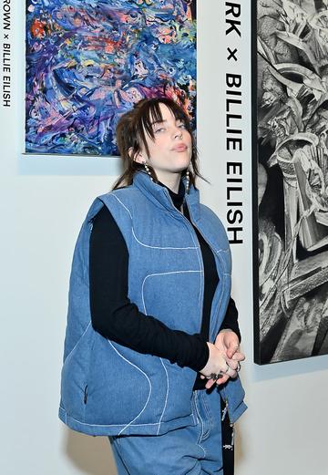 20 year old Billie Eilish won the title 'Best International Artist' at the BRIT Awards (Photo by Stefanie Keenan/Getty Images for Interscope Records)