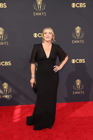 While Kate Winslet could not attend the awards show for undisclosed reasons, she won the award for Female Actor in a movie or miniseries for her performance in Mare of Easttown. (Jay L. Clendenin / Los Angeles Times via Getty Images)