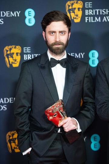 Jordi Morera, winner of the British Short Animation award for "Do Not Feed The Pigeons", attends the EE British Academy Film Awards 2022 dinner at The Grosvenor House Hotel on March 13, 2022 in London, England.  (Photo by Joseph Okpako/WireImage)