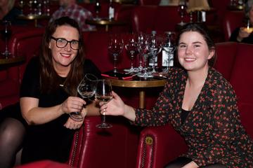 Pictured at the Casillero del Diablo Devilish Movie Nights event at the Stella Cinema, Rathmines were Kirsty Farrell and Bethany Mahandy. 

Photo: Lensmen