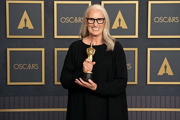 New Zealand director Jane Campion, winner of the Oscar for Directing for “The Power of the Dog”,  poses in the press room during the 94th Annual Academy Awards at Hollywood and Highland on March 27, 2022 in Hollywood, California. (Photo by Jeff Kravitz/FilmMagic)