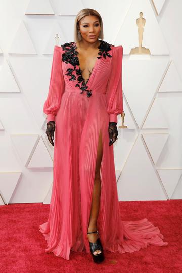 Serena Williams arrives on the red carpet outside the Dolby Theater for the 94th Academy Awards in Los Angeles, USA. (Photo credit should read P. Lehman/Future Publishing via Getty Images)