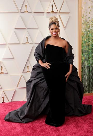 Laverne Cox attends the 94th Annual Academy Awards at Hollywood and Highland on March 27, 2022 in Hollywood, California. (Photo by Momodu Mansaray/Getty Images)