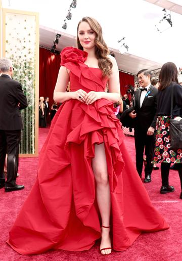 Amy Forsyth attends the 94th Annual Academy Awards at Hollywood and Highland on March 27, 2022 in Hollywood, California. (Photo by Emma McIntyre/Getty Images)