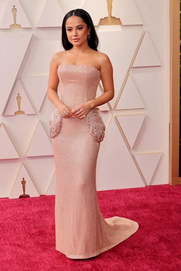 Becky G attends the 94th Annual Academy Awards at Hollywood and Highland on March 27, 2022 in Hollywood, California. (Photo by Momodu Mansaray/Getty Images)