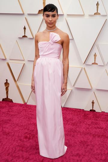 Zoë Kravitz attends the 94th Annual Academy Awards at Hollywood and Highland on March 27, 2022 in Hollywood, California. (Photo by Kevin Mazur/WireImage)