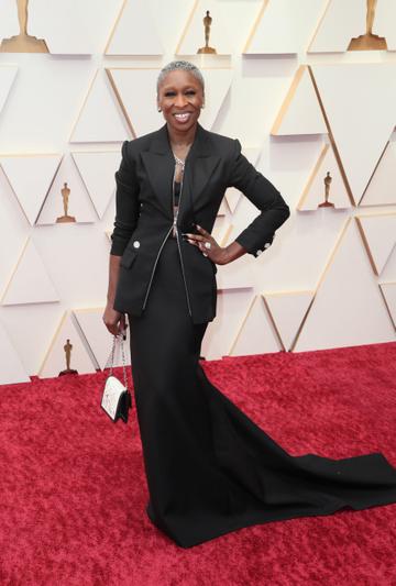 Cynthia Erivo attends the 94th Annual Academy Awards at Hollywood and Highland on March 27, 2022 in Hollywood, California. (Photo by David Livingston/Getty Images)