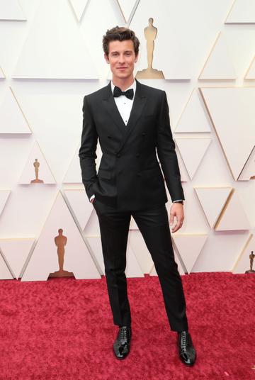 Shawn Mendes attends the 94th Annual Academy Awards at Hollywood and Highland on March 27, 2022 in Hollywood, California. (Photo by David Livingston/Getty Images)