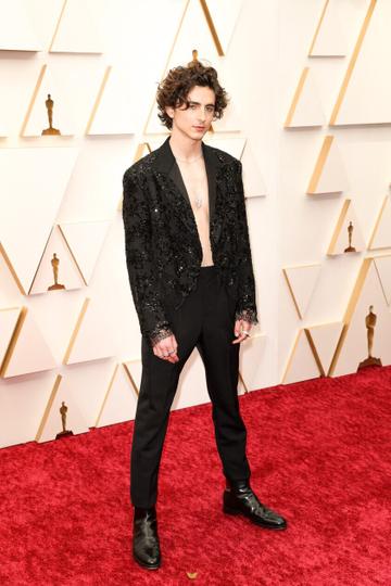 Timothée Chalamet attends the 94th Annual Academy Awards at Hollywood and Highland on March 27, 2022 in Hollywood, California. (Photo by Momodu Mansaray/Getty Images)
