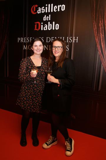 Pictured at the Casillero del Diablo Devilish Movie Nights event at the Stella Cinema, Rathmines were Bethany Mahandy and Kirsty Farrell.

Photo: Lensmen
