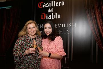 Pictured at the Casillero del Diablo Devilish Movie Nights event at the Stella Cinema, Rathmines were Michelle and Donna McGinty.

Photo: Lensmen
