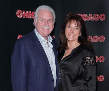 Marty Whelan and Maria Whelan pictured at the opening night of the acclaimed international smash hit Theatre production CHICAGO at the Bord Gais Energy Theatre, Dublin
Pic: Brian McEvoy Photography