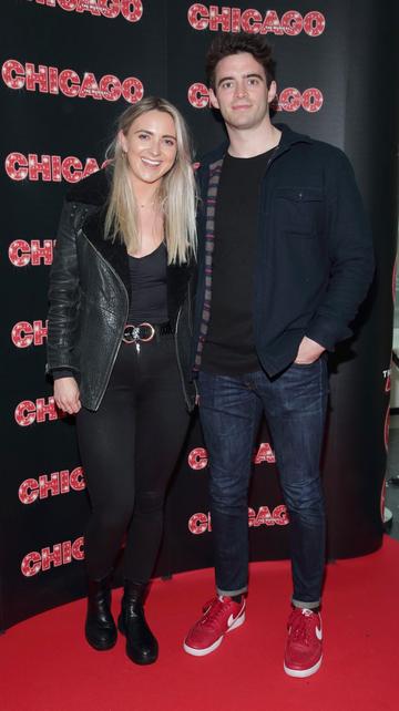 Claire Concannon and Peter Collins pictured at the opening night of the acclaimed international smash hit theatre productionCHICAGO at the Bord Gais Energy Theatre, Dublin
Pic: Brian McEvoy Photography