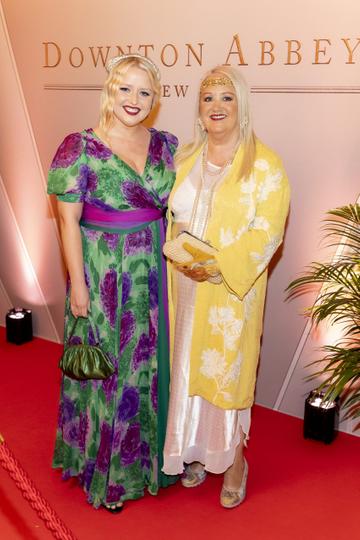 Laura Mullett and Geraldine Mullett pictured at the Irish premiere screening of Downton Abbey: A New Era at The Stella Cinema, Rathmines. Downton Abbey: A New Era is in cinemas across Ireland from this Friday April 29th. Picture Andres Poveda