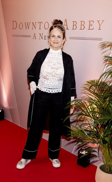 Cathy O'Connor pictured at the Irish premiere screening of Downton Abbey: A New Era at The Stella Cinema, Rathmines. Downton Abbey: A New Era is in cinemas across Ireland from this Friday April 29th. Picture Andres Poveda