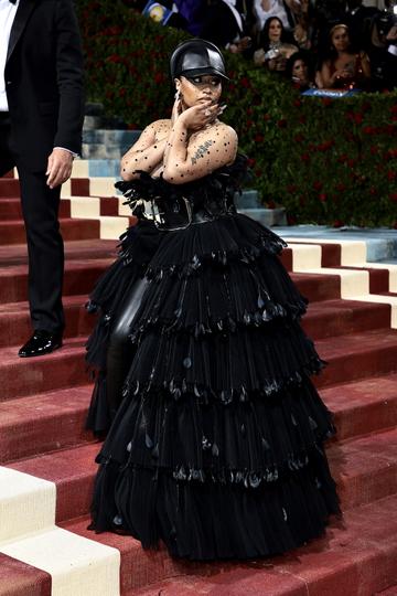 NEW YORK, NEW YORK - MAY 02: Nicki Minaj attends The 2022 Met Gala Celebrating "In America: An Anthology of Fashion" at The Metropolitan Museum of Art on May 02, 2022 in New York City. (Photo by Dimitrios Kambouris/Getty Images for The Met Museum/Vogue)