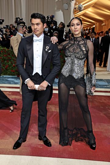 NEW YORK, NEW YORK - MAY 02: (L-R) Henry Golding and Liv Lo attend The 2022 Met Gala Celebrating "In America: An Anthology of Fashion" at The Metropolitan Museum of Art on May 02, 2022 in New York City. (Photo by Dimitrios Kambouris/Getty Images for The Met Museum/Vogue)