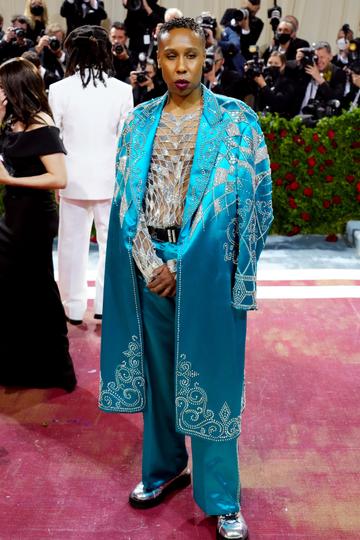 NEW YORK, NEW YORK - MAY 02: Lena Waithe attends The 2022 Met Gala Celebrating "In America: An Anthology of Fashion" at The Metropolitan Museum of Art on May 02, 2022 in New York City. (Photo by Jeff Kravitz/FilmMagic)