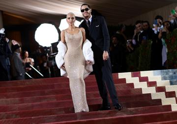 NEW YORK, NEW YORK - MAY 02: (L-R) Kim Kardashian and Pete Davidson attend The 2022 Met Gala Celebrating "In America: An Anthology of Fashion" at The Metropolitan Museum of Art on May 02, 2022 in New York City. (Photo by Dimitrios Kambouris/Getty Images for The Met Museum/Vogue)