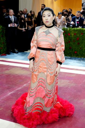 NEW YORK, NEW YORK - MAY 02: Awkwafina attends The 2022 Met Gala Celebrating "In America: An Anthology of Fashion" at The Metropolitan Museum of Art on May 02, 2022 in New York City. (Photo by Jeff Kravitz/FilmMagic)