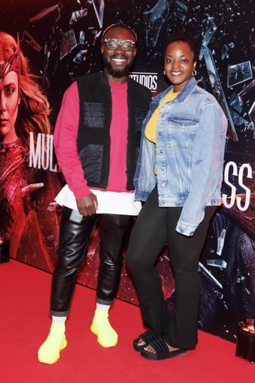 Timi Ogunyemi and Temi Ogunyemi pictured at a special preview screening of Marvel Studios Doctor Strange in the Multiverse of Madness at Cineworld Dublin. Picture Andres Poveda