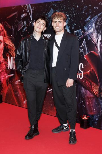 Jamie Lo and aidan Leeson pictured at a special preview screening of Marvel Studios Doctor Strange in the Multiverse of Madness at Cineworld Dublin. Picture Andres Poveda