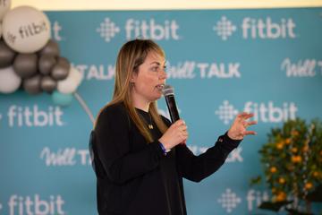 Pictured at the Fitbit WellTalk Area at Wellfest was Orla Walsh. 
Pic: Naoise Culhane