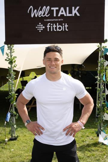 Pictured at the Fitbit WellTalk Area at Wellfest was Lee Chin. Pic: Naoise Culhane