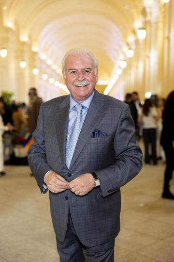 Marty Whelan pictured in Turin for the Eurovision Song Contest 2022 Opening Ceremony at the Venaria Reale. Picture Andres Poveda