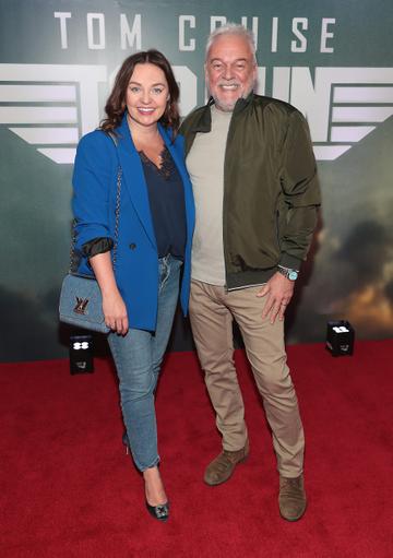 Ellen Kavanagh and Conrad Jones pictured at the Irish Premiere of Top Gun Maverick at Cineworld IMAX ,Dublin.
Pic Brian McEvoy