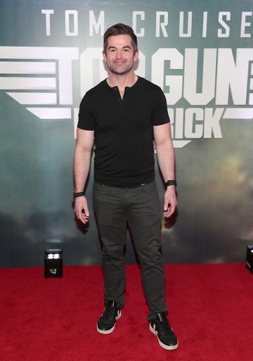 Mike Sheridan pictured at the Irish Premiere of Top Gun Maverick at Cineworld IMAX ,Dublin.
Pic Brian McEvoy