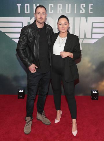 Jack Lowe and Audrey Hamilton pictured at the Irish Premiere of Top Gun Maverick at Cineworld IMAX ,Dublin.
Pic Brian McEvoy