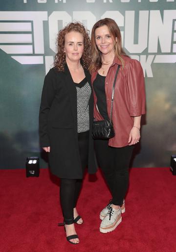 Bernadette O Halloran and Denise McCormack pictured at the Irish Premiere of Top Gun Maverick at Cineworld IMAX ,Dublin.
Pic Brian McEvoy
