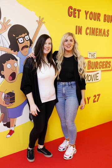 Micelle O'Brien and Jenniifer Sherry pictured at a special preview screening of The Bob's Burgers Movie at the Light House Cinema Dublin. Picture Andres Poveda