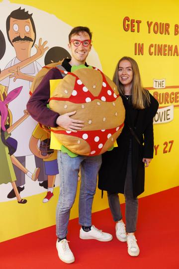 Michael and Sinead Feely pictured at a special preview screening of The Bob's Burgers Movie at the Light House Cinema Dublin. Picture Andres Poveda