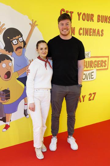 Alvy and Jack Burke pictured at a special preview screening of The Bob's Burgers Movie at the Light House Cinema Dublin. Picture Andres Poveda