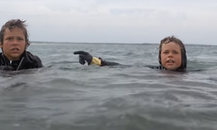 The kid with the cardboard fin from 'Jaws' is now the police chief of town it was filmed in The kid with the cardboard fin from 'Jaws' is now the police chief of town it was filmed in