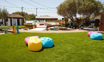 The brand new villa in sunny Mallorca will be the back-drop for this years contestants. 
Image: (C) ITV Plc
