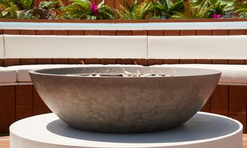 It wouldn't be a summer villa without a fire-pit, would it? This is perfect for those Summery evenings and nights. 
Image: (C) ITV Plc